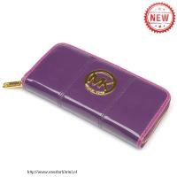 michael kors patent circle logo groot paars wallets Winkel Hoenzadriel g9tlx456